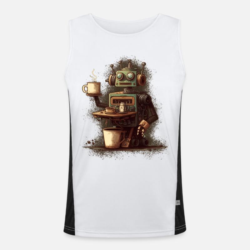 Robot de cuisson du café Débardeur respirant contrasté Homme 