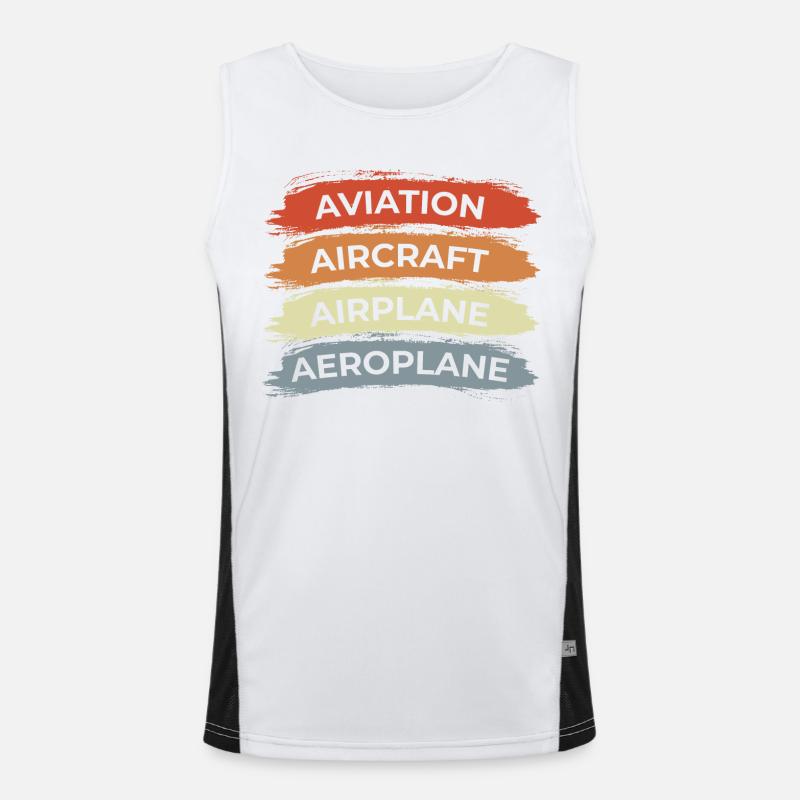 Aéronefs d’aviation Aéronefs Débardeur respirant contrasté Homme 