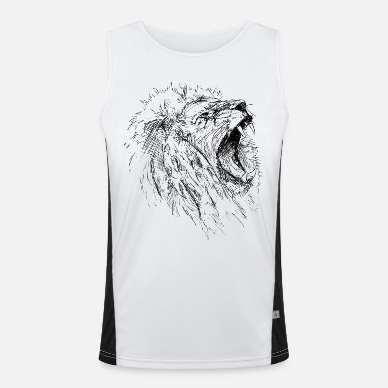 Lion Men's Functional Contrast Tank Top 