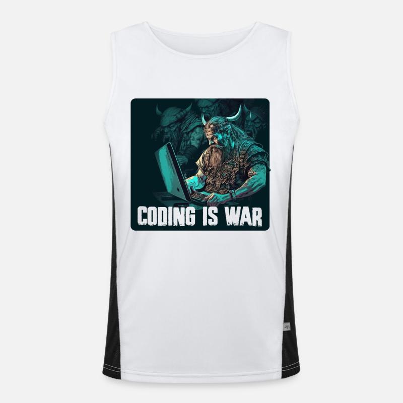 Programming Vikings Men's Functional Contrast Tank Top 