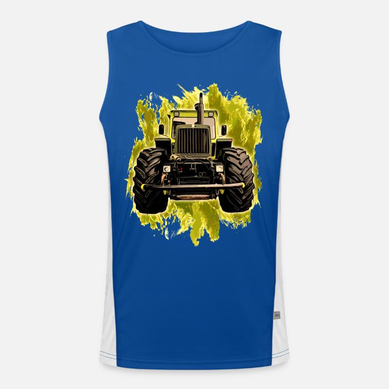 MB trac Front Funktionelles Kontrast-Tank Top für Männer 
