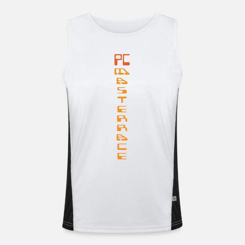 PC Masterrace - Chemise de jeu Débardeur respirant contrasté Homme 