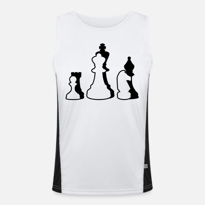 Échecs Débardeur respirant contrasté Homme 