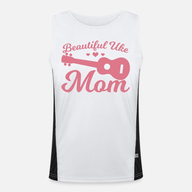Uke Mama Funktionelles Kontrast-Tank Top für Männer 