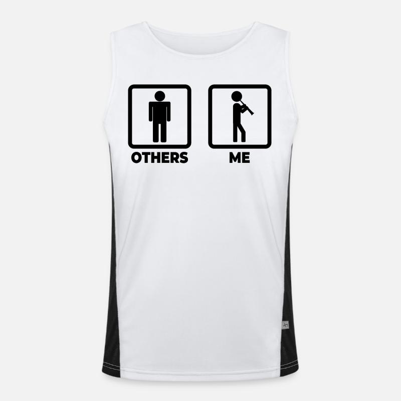 Clarinet schedule Men's Functional Contrast Tank Top 