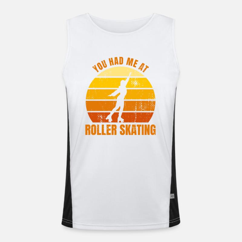 Roller skating Men's Functional Contrast Tank Top 