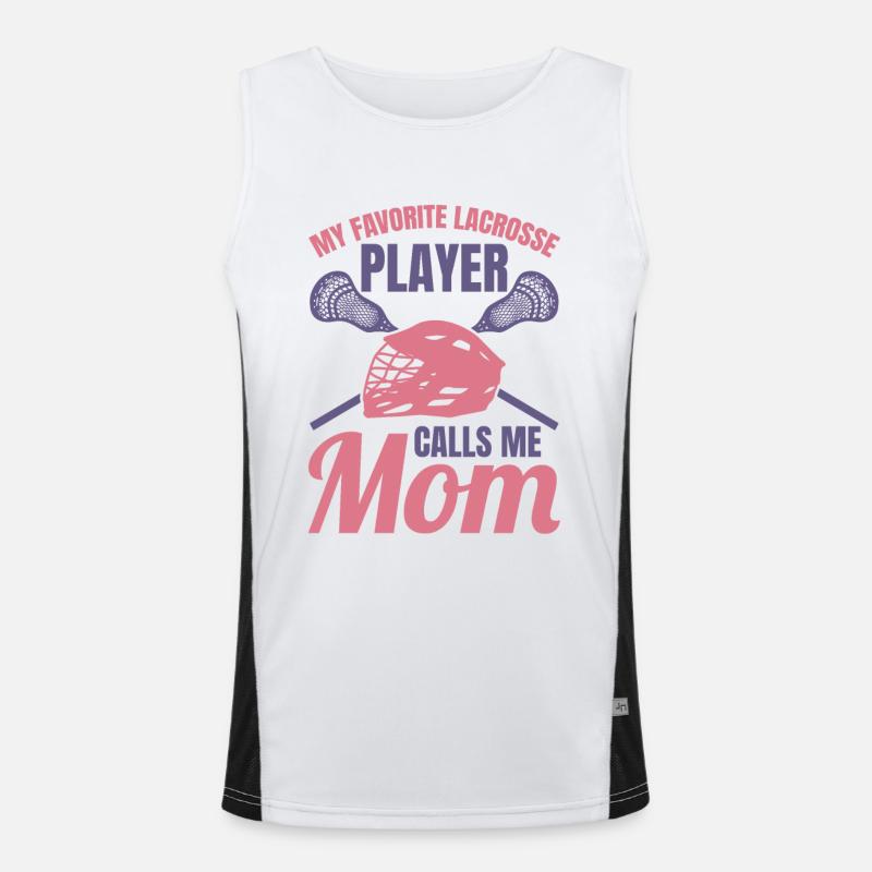 Mère joueuse de crosse Débardeur respirant contrasté Homme 