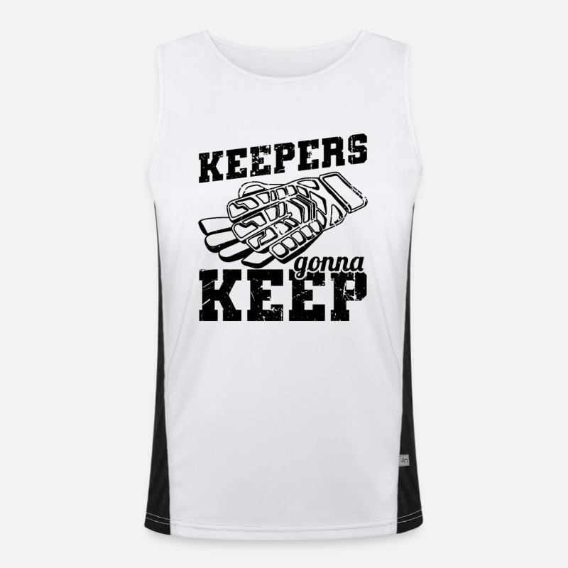 Torhüter Funktionelles Kontrast-Tank Top für Männer 