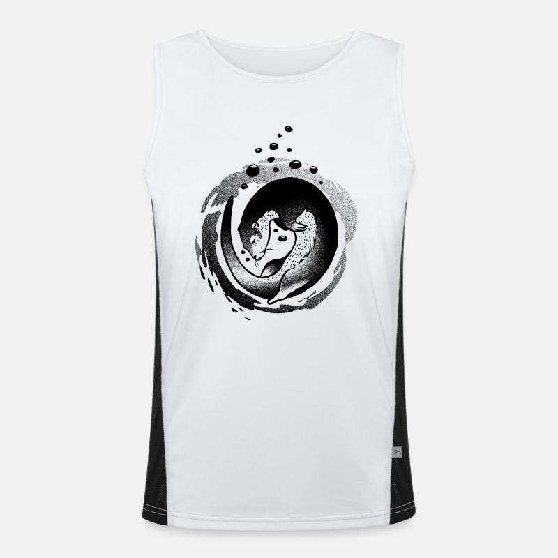 Otter Spell Men's Functional Contrast Tank Top 