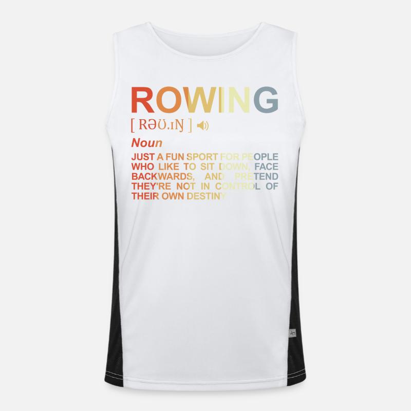 Rowing Term Men's Functional Contrast Tank Top 