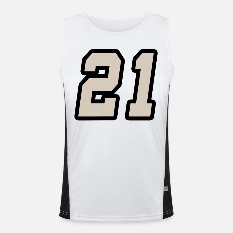 Nummer einundzwanzig 21 Funktionelles Kontrast-Tank Top für Männer 