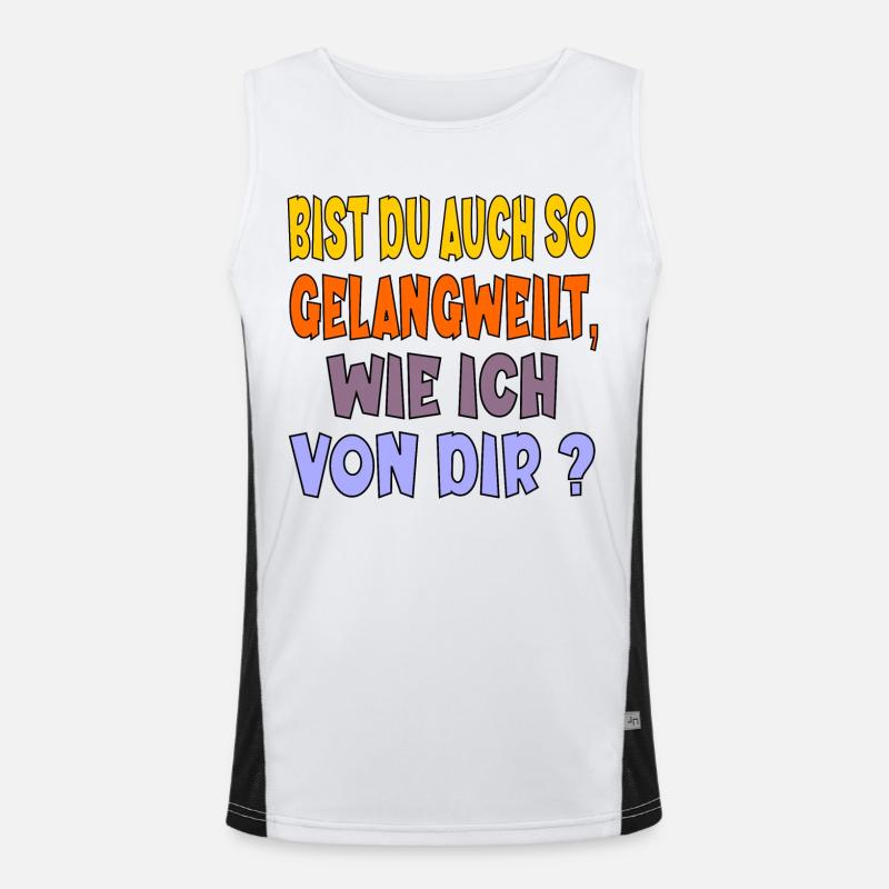 LANGEWEILE Funktionelles Kontrast-Tank Top für Männer 