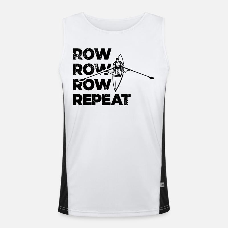 Répétition de l’aviron Débardeur respirant contrasté Homme 