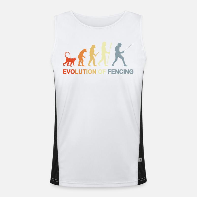 Fechter Evolution Funktionelles Kontrast-Tank Top für Männer 