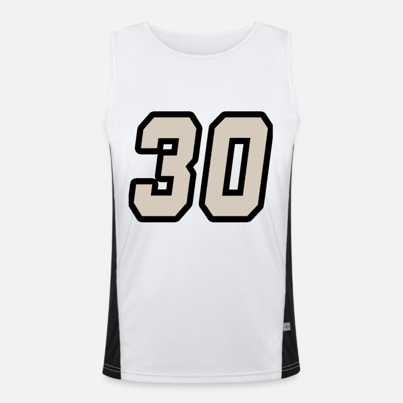 NUMMER DREISSIG 30 Funktionelles Kontrast-Tank Top für Männer 