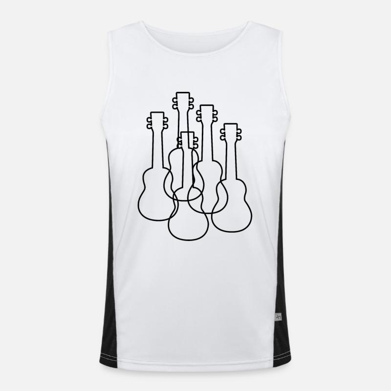 Ukulélés Débardeur respirant contrasté Homme 