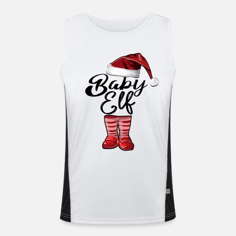 Bébé Elfe – Douce Conception de Noël Débardeur respirant contrasté Homme 