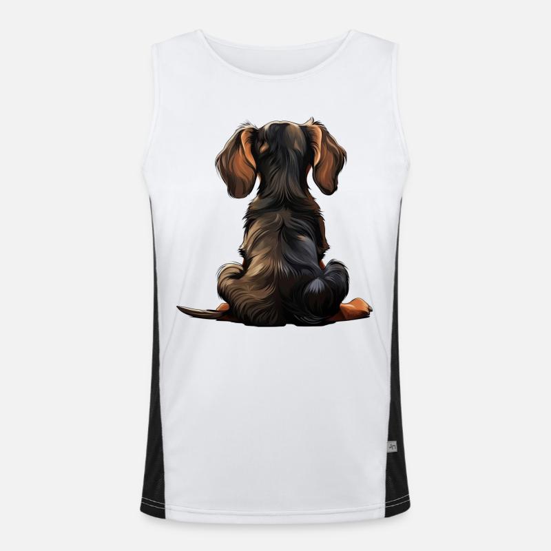 Teckel Débardeur respirant contrasté Homme 