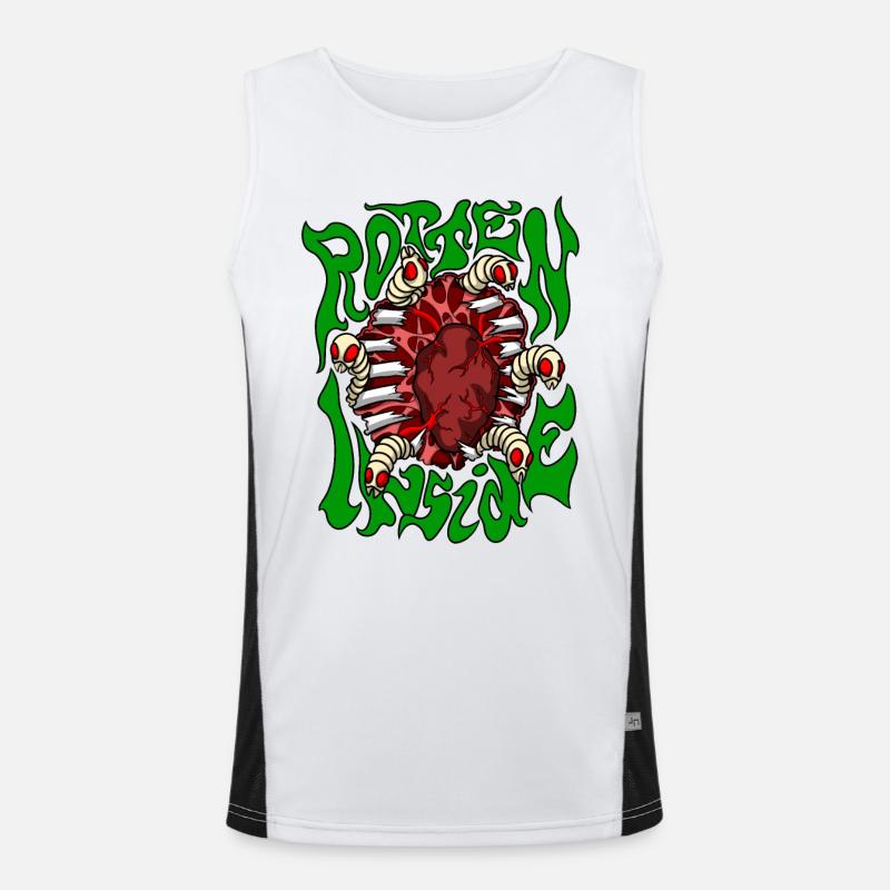 Rotten Men's Functional Contrast Tank Top 