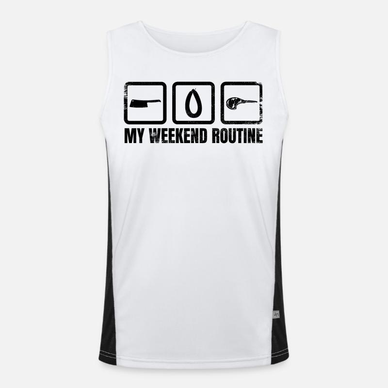 Week-end du boucher Débardeur respirant contrasté Homme 