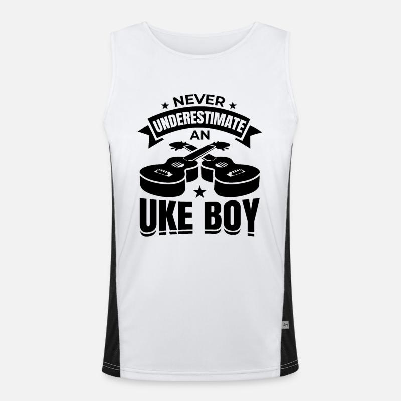 Ukulélé Garçon Débardeur respirant contrasté Homme 