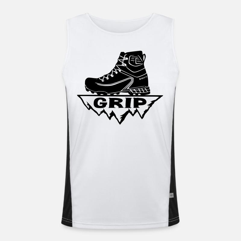 Hiking Shoe [Black] Men's Functional Contrast Tank Top 