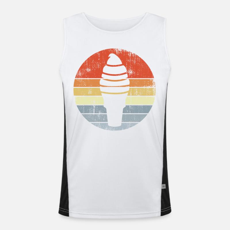 Hörnchen Funktionelles Kontrast-Tank Top für Männer 