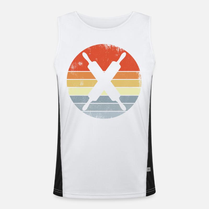 Rolling pin Men's Functional Contrast Tank Top 
