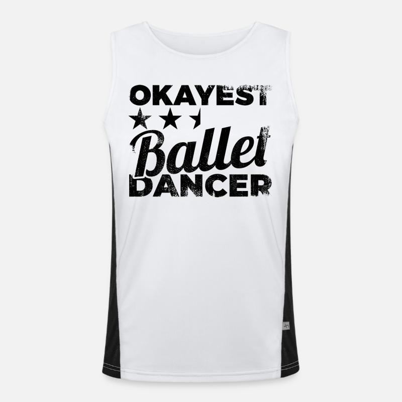 Average ballet dancer Men's Functional Contrast Tank Top 