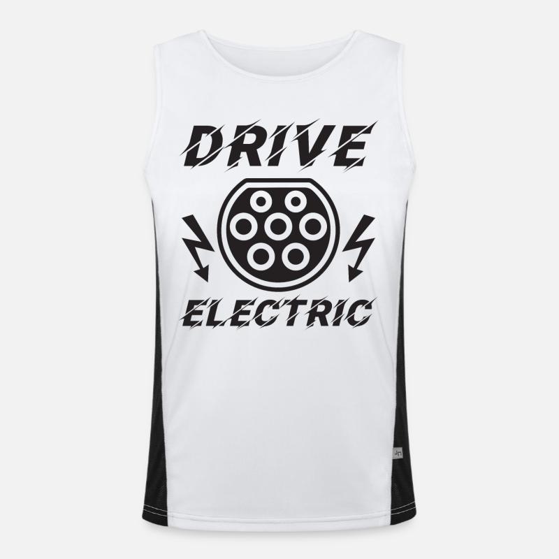 Conduite électrique Type 2 Plug Supercharge Electric Débardeur respirant contrasté Homme 
