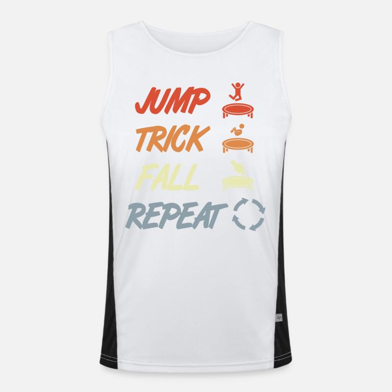 Trampoline Techniques Débardeur respirant contrasté Homme 