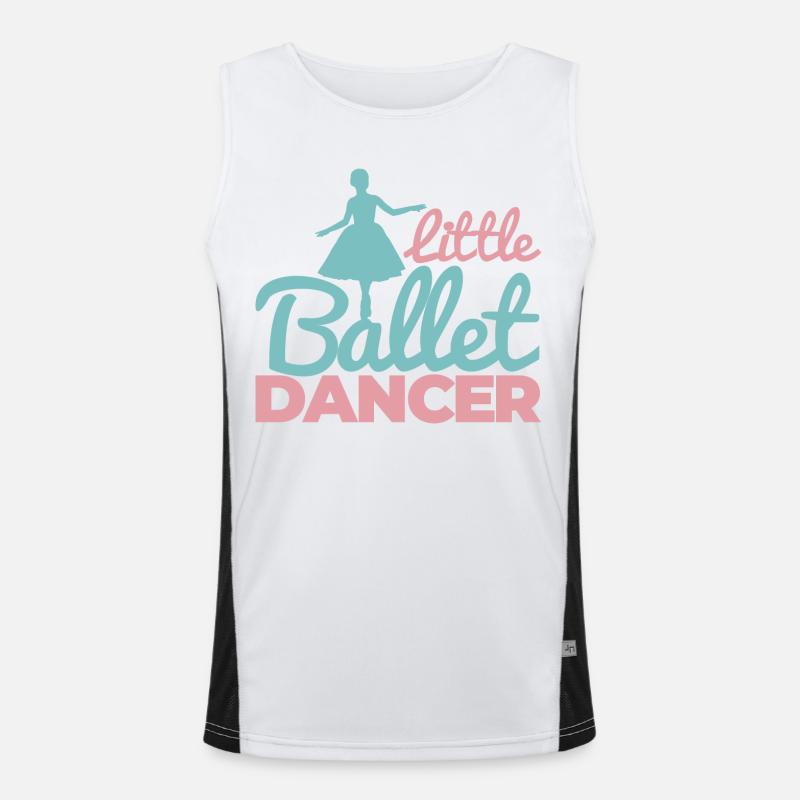Ballerina Mädchen Funktionelles Kontrast-Tank Top für Männer 