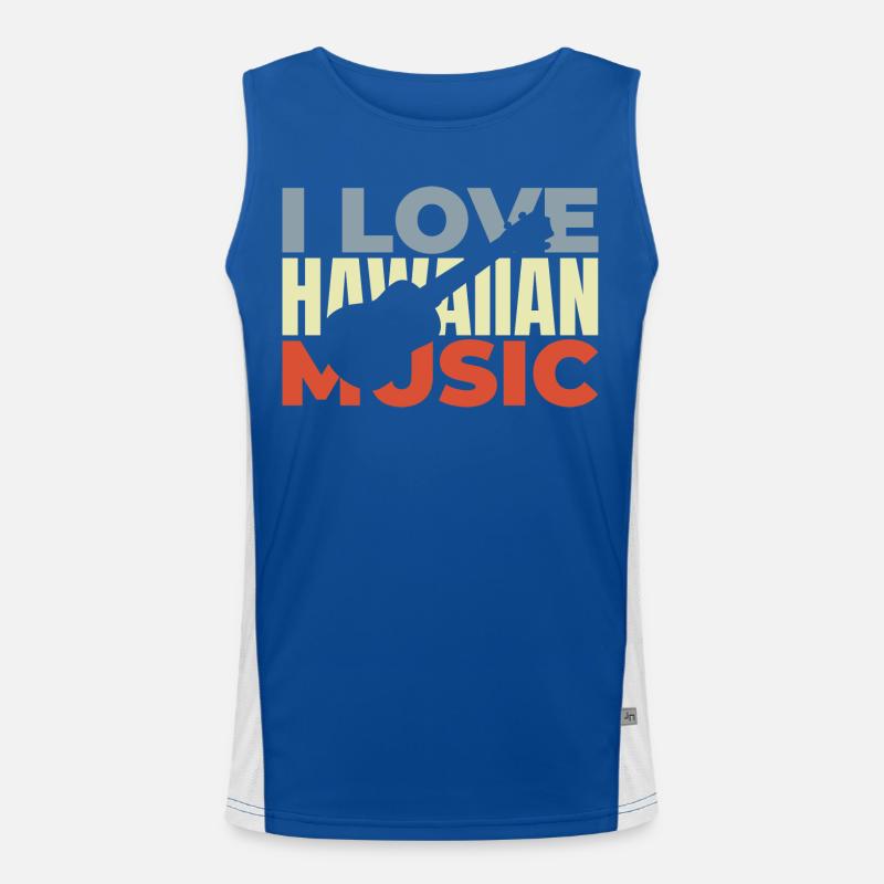 Hawaii Music Men's Functional Contrast Tank Top 
