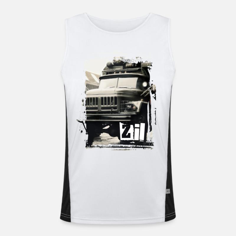 ZIL 131 GDR Men's Functional Contrast Tank Top 