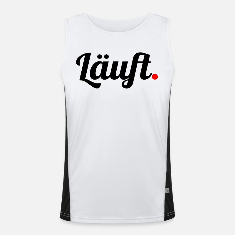 Läuft Funktionelles Kontrast-Tank Top für Männer 