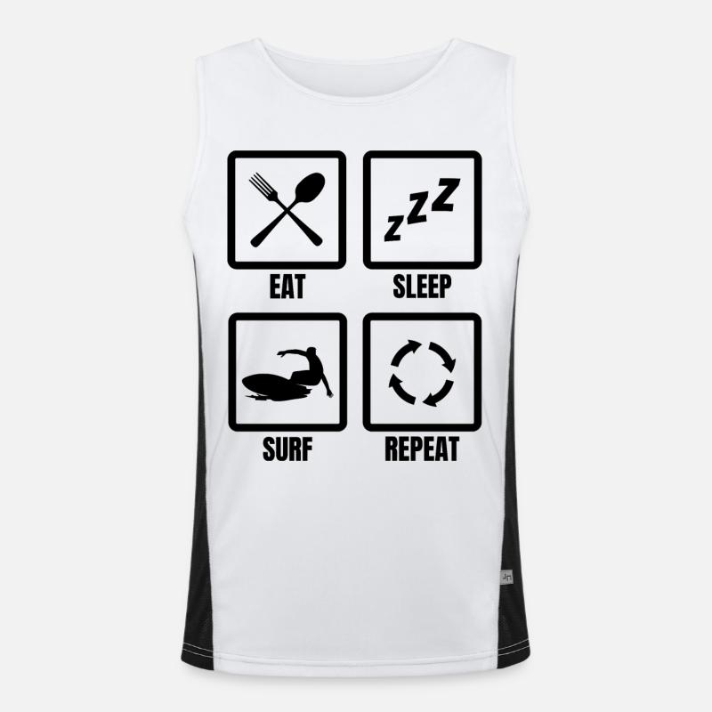 Dicton de surf Débardeur respirant contrasté Homme 