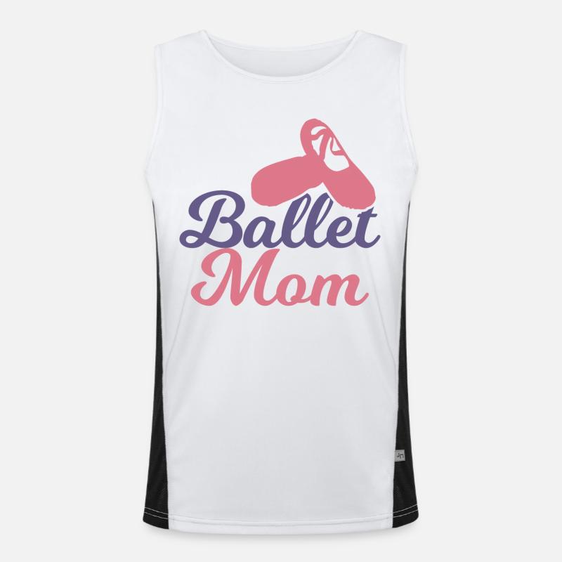 Ballett Mutter Funktionelles Kontrast-Tank Top für Männer 