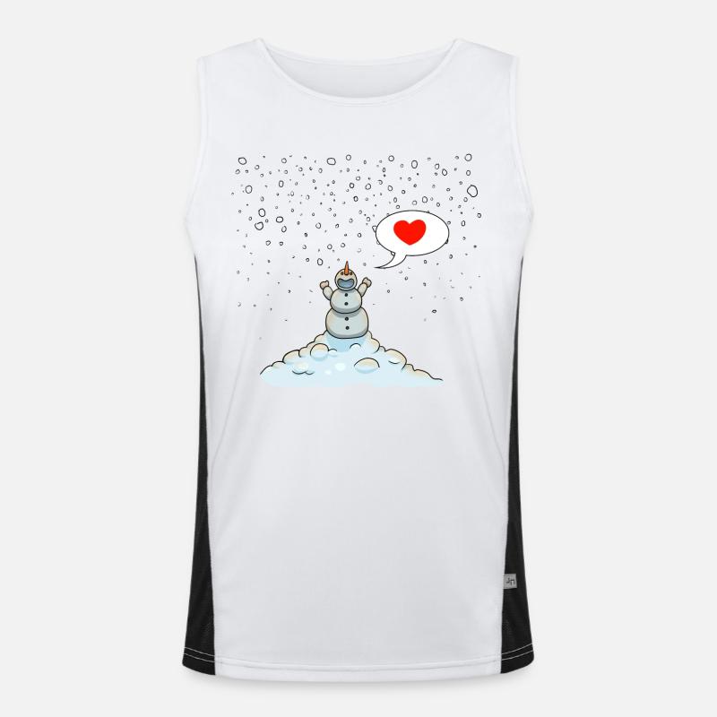 Snowman Men's Functional Contrast Tank Top 