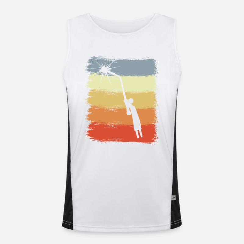Elektroschweißen Funktionelles Kontrast-Tank Top für Männer 
