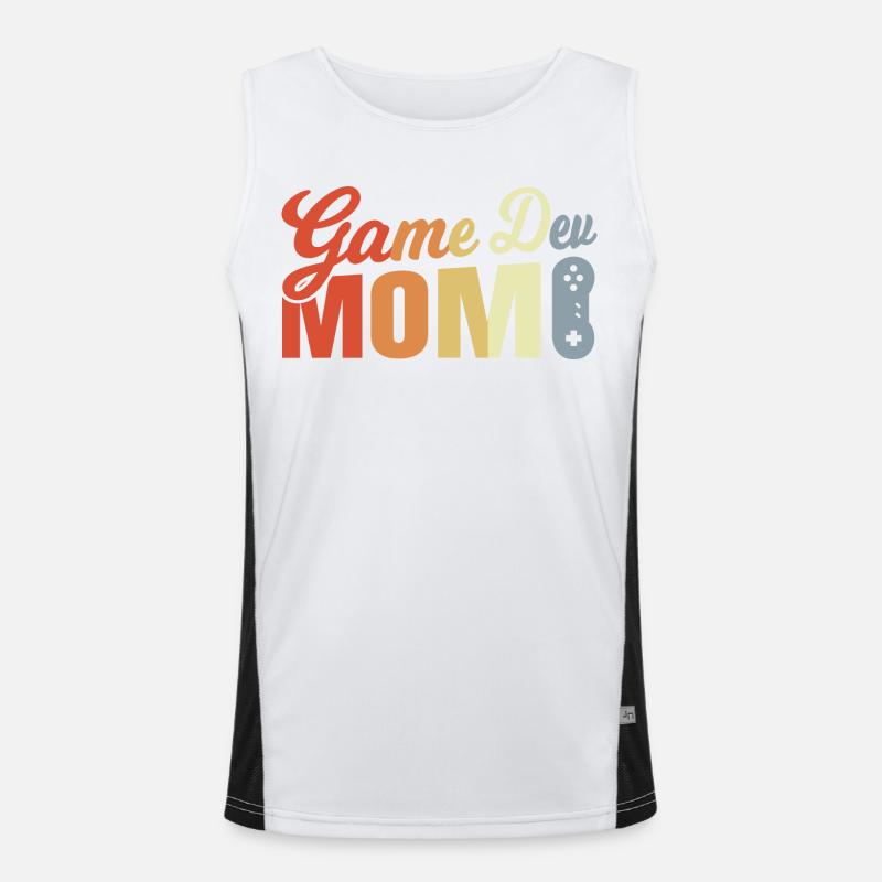 Maman développeuse de jeux Débardeur respirant contrasté Homme 