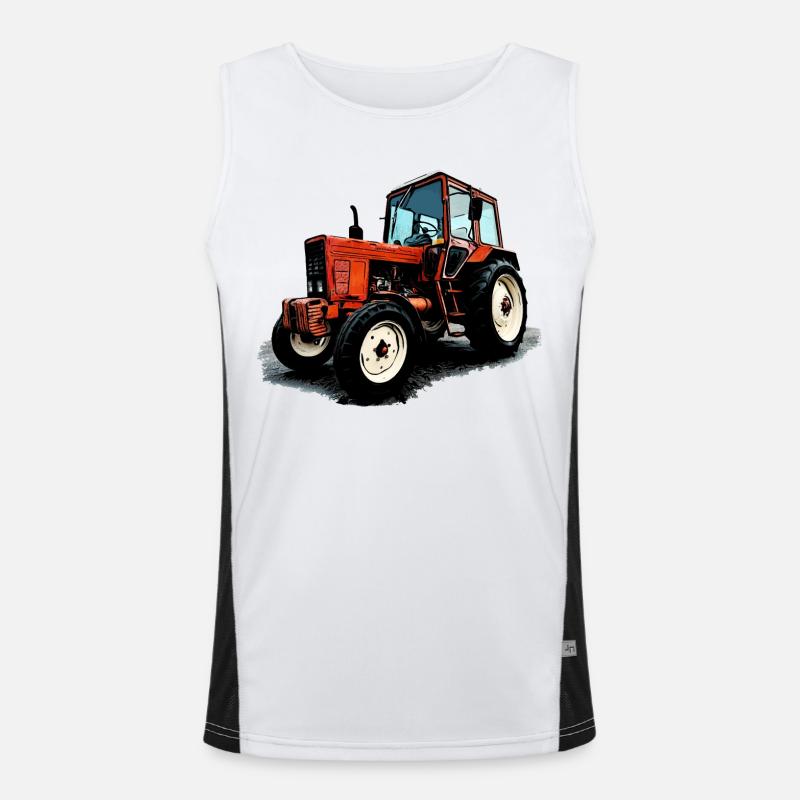 Belarus MTS 550 Funktionelles Kontrast-Tank Top für Männer 