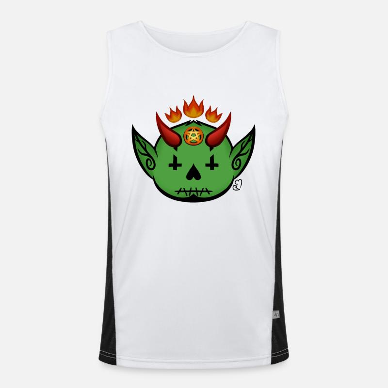 Démon De Chiffon ! Débardeur respirant contrasté Homme 