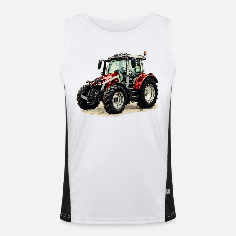Tracteur Débardeur respirant contrasté Homme 