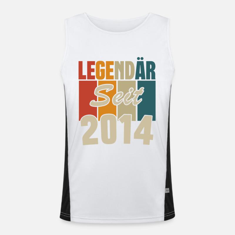Legendär seit 2014 Funktionelles Kontrast-Tank Top für Männer 