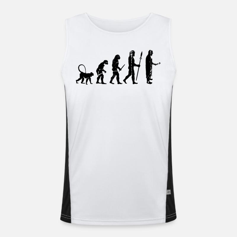 Fleischer Evolution Funktionelles Kontrast-Tank Top für Männer 