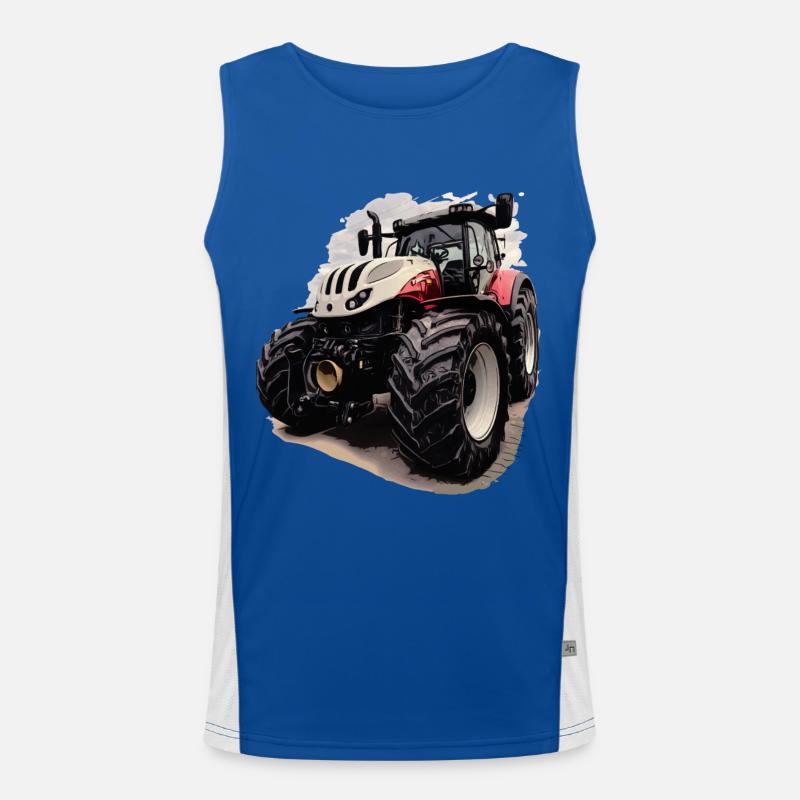 Steyr Traktor Funktionelles Kontrast-Tank Top für Männer 
