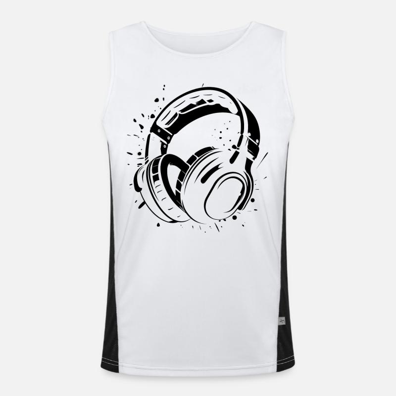 Casque Débardeur respirant contrasté Homme 