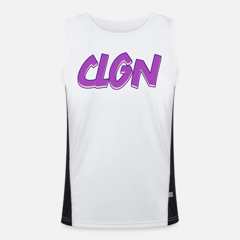 CLGN | Kurzform Köln Funktionelles Kontrast-Tank Top für Männer 