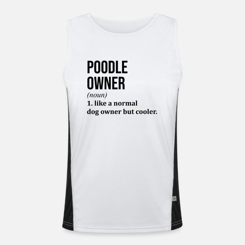 Poodle Men's Functional Contrast Tank Top 