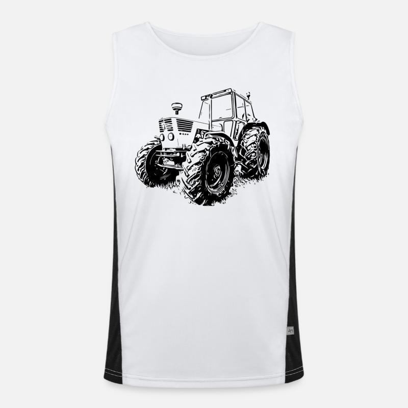 Deutz Traktor Funktionelles Kontrast-Tank Top für Männer 